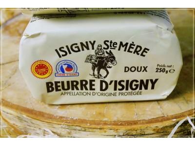 Beurre de Baratte AOP Isigny Doux Moulé Crémier 250gr