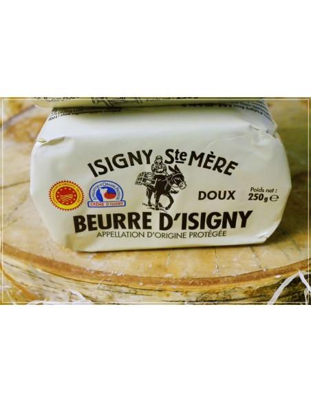 Beurre de Baratte AOP Isigny Doux Moulé Crémier 250gr