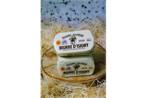 Beurre de Baratte AOP Isigny Doux Moulé Crémier 250gr