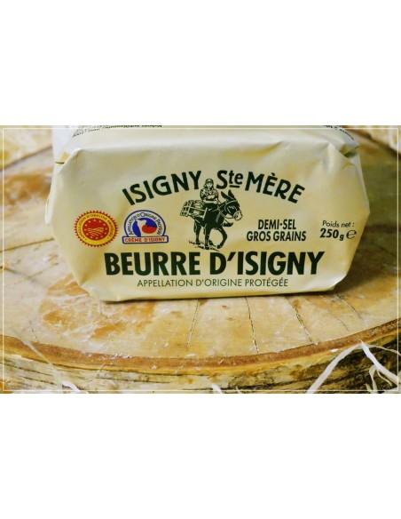Beurre de Baratte AOP Isigny 1/2 Sel de Guérande 250gr