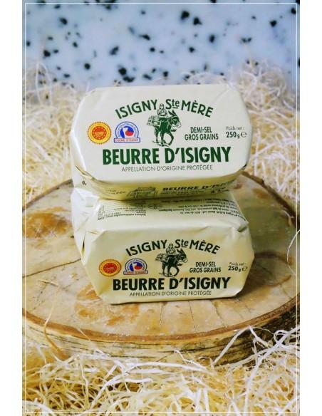 Beurre de Baratte AOP Isigny 1/2 Sel de Guérande 250gr